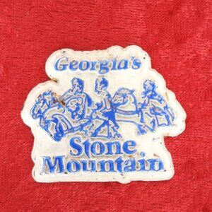 Vintage Georgias Stone‎ Mountain Souvenir Magnet
